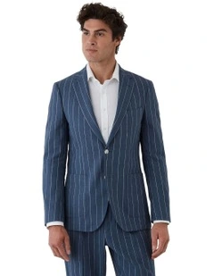 Daniele Tailored Fit Sports Jacket in Navy