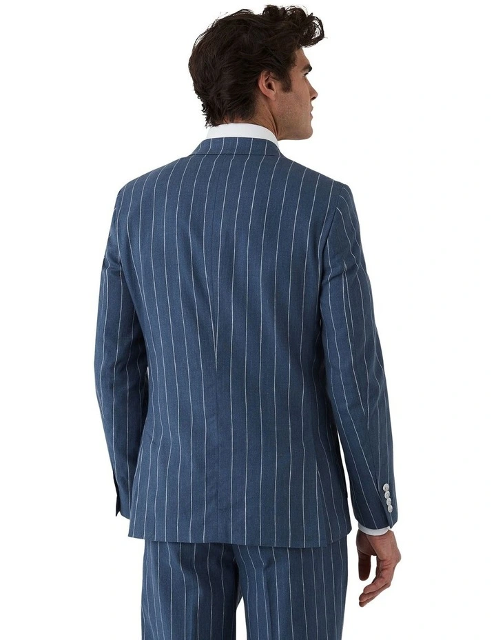 Daniele Tailored Fit Sports Jacket in Navy image 2