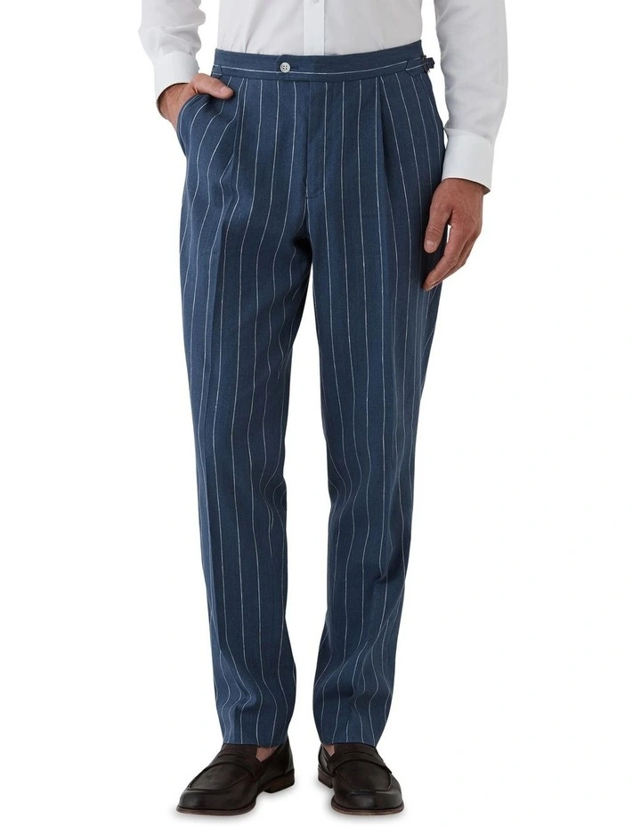 Emilio Tailored Fit Trouser in Navy image 1