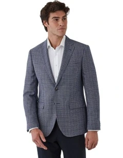 Angelo Tailored Fit Sports Jacket in Blue