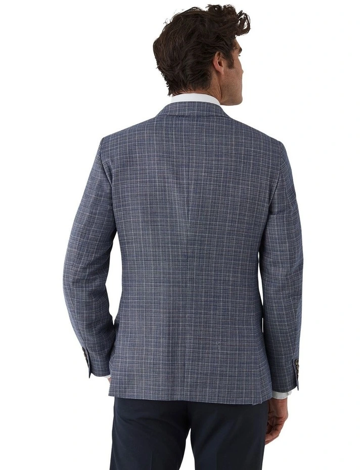 Angelo Tailored Fit Sports Jacket in Blue image 2