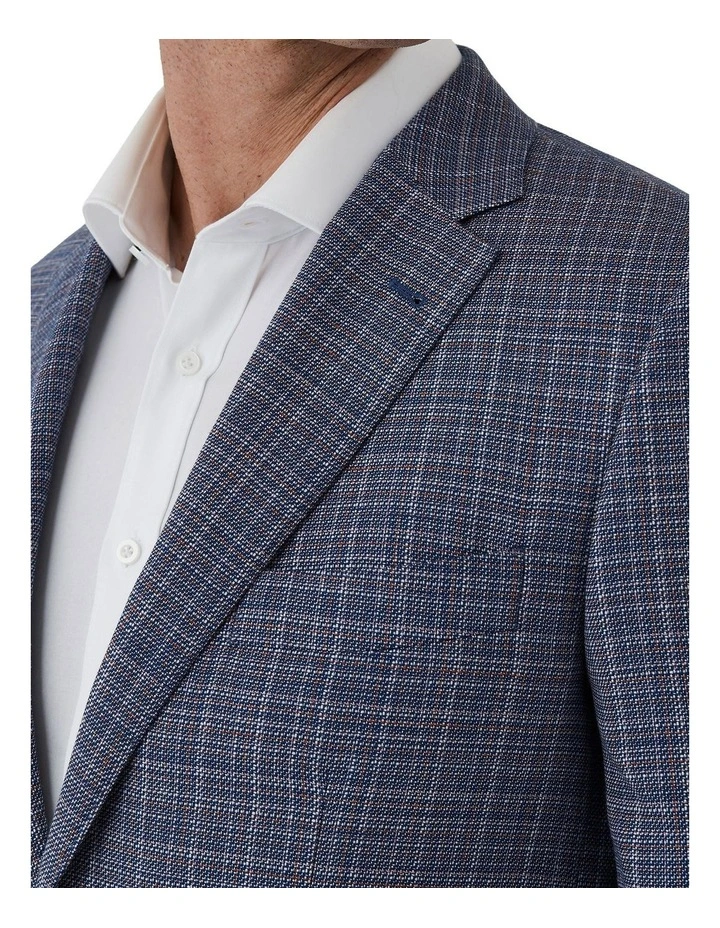 Angelo Tailored Fit Sports Jacket in Blue image 4