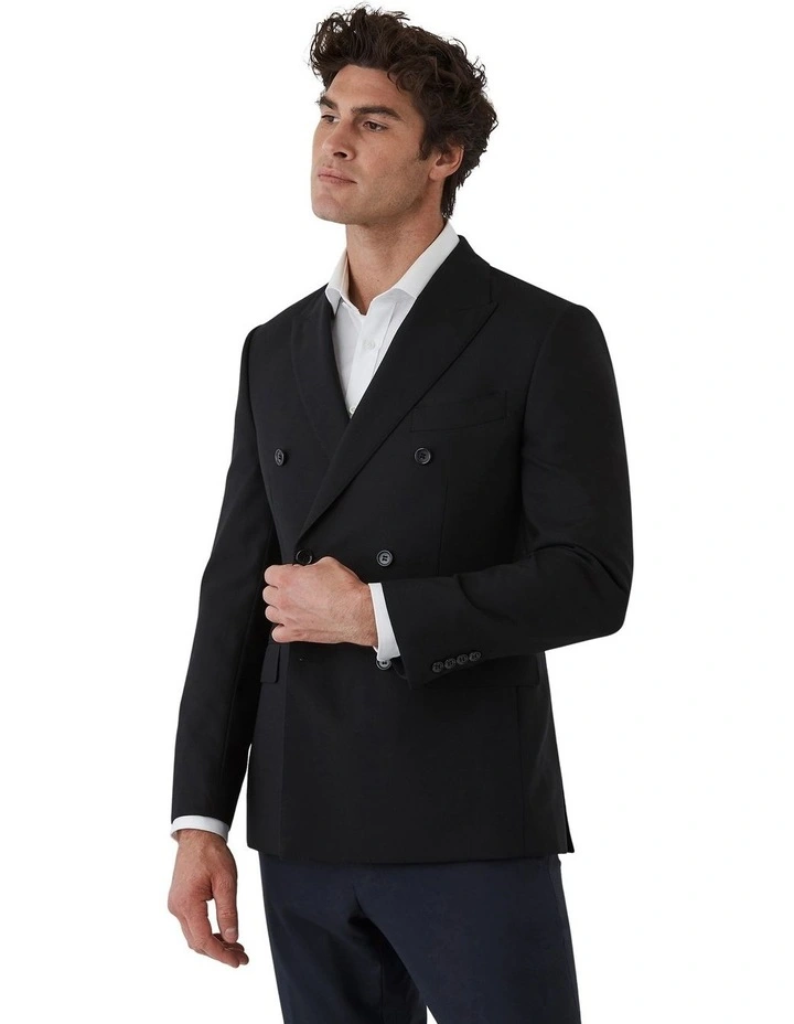 Tommaso Tailored Fit Jacket in Black image 3