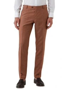 Fabio Tailored Fit Trouser in Orange