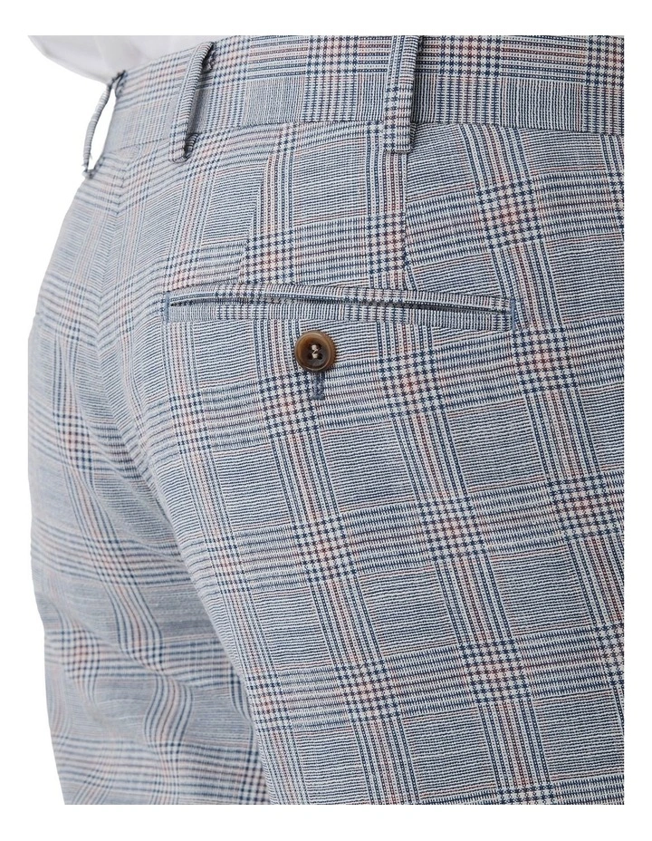 Fabio Tailored Fit Trouser in Orange image 4