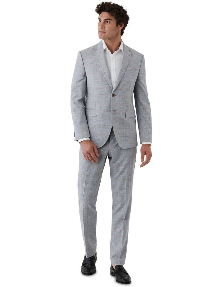 Fabio Tailored Fit Trouser in Orange image 5