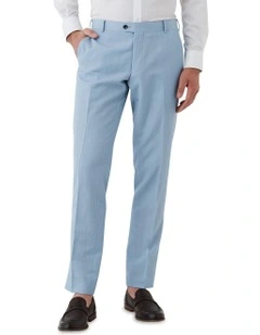 Fabio Tailored Fit Trouser in Light Blue