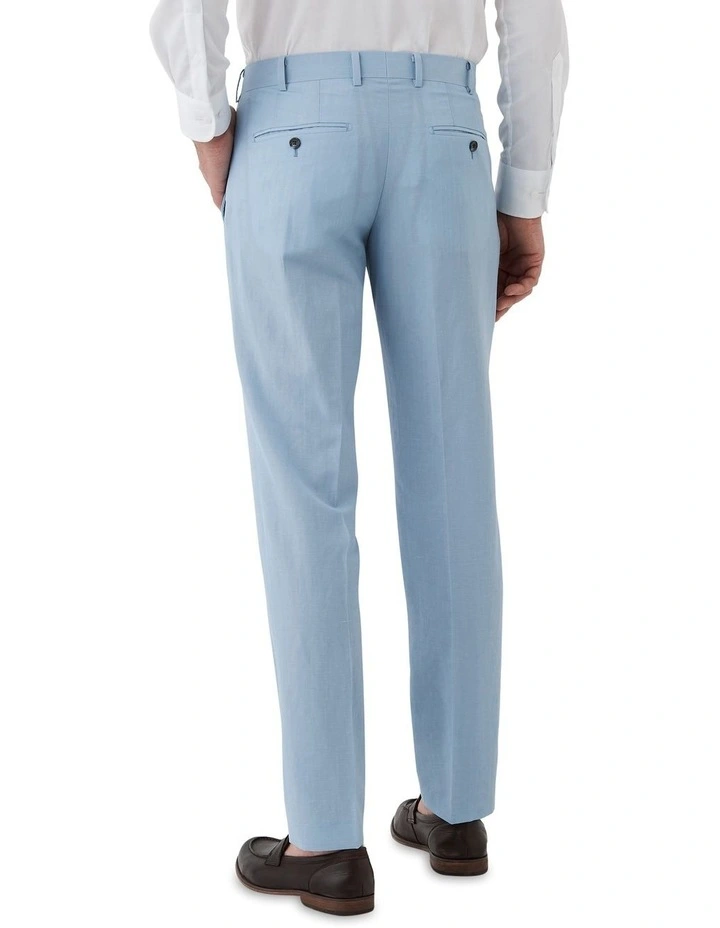 Fabio Tailored Fit Trouser in Light Blue image 4