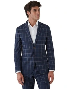 Stefano Tailored Fit Jacket in Navy