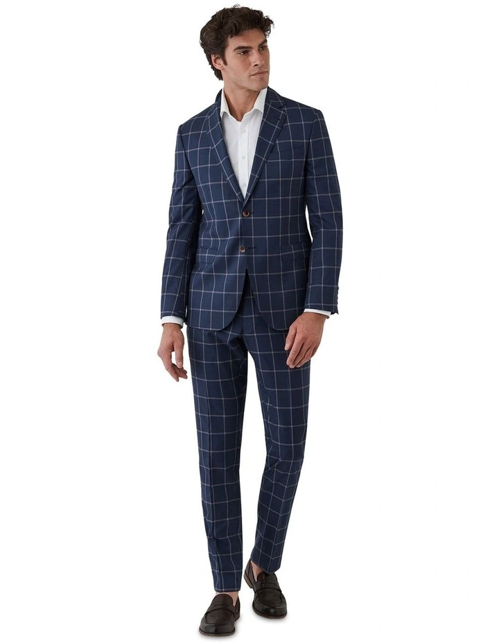 Stefano Tailored Fit Jacket in Navy image 5
