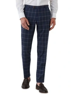 Fabio Tailored Fit Trouser in Navy