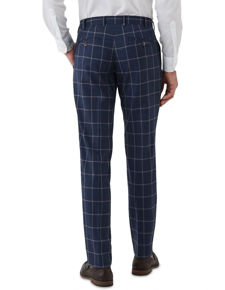 Fabio Tailored Fit Trouser in Navy image 2