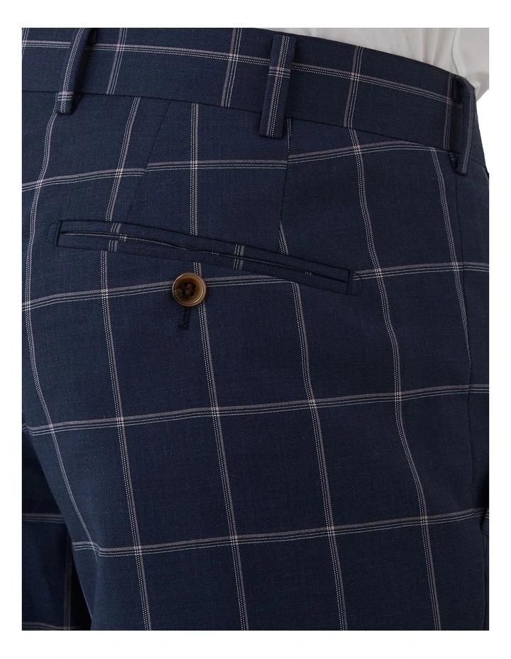 Fabio Tailored Fit Trouser in Navy image 4
