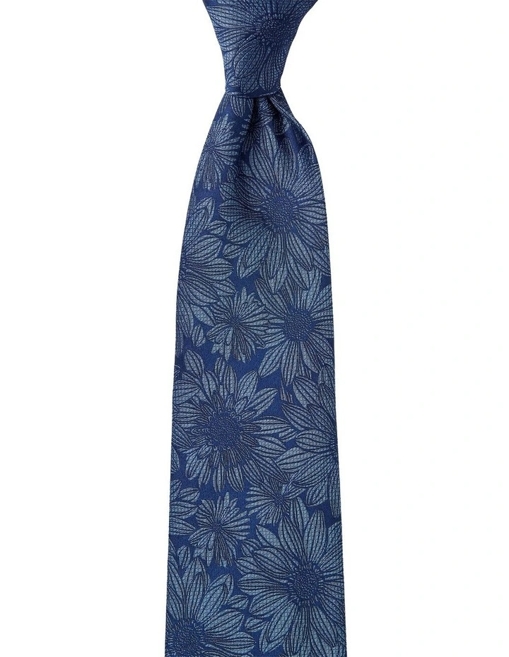 Margherita Silk Tie in Navy image 1