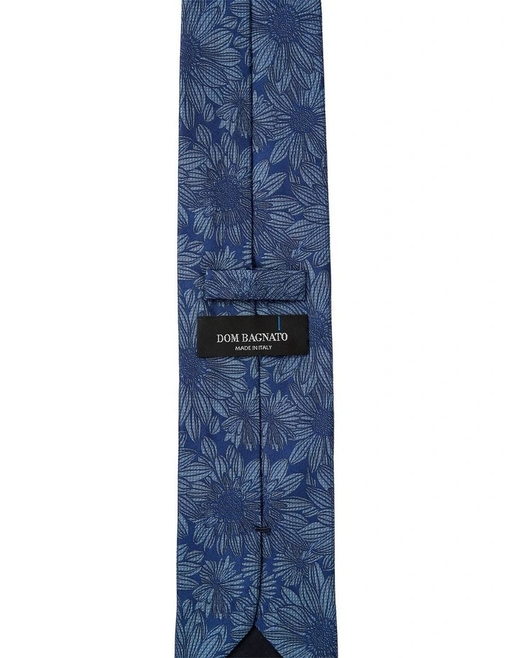 Margherita Silk Tie in Navy image 2