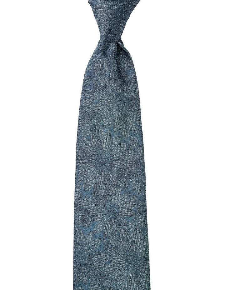 Margherita Silk Tie in Teal image 1