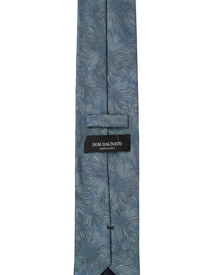 Margherita Silk Tie in Teal image 2