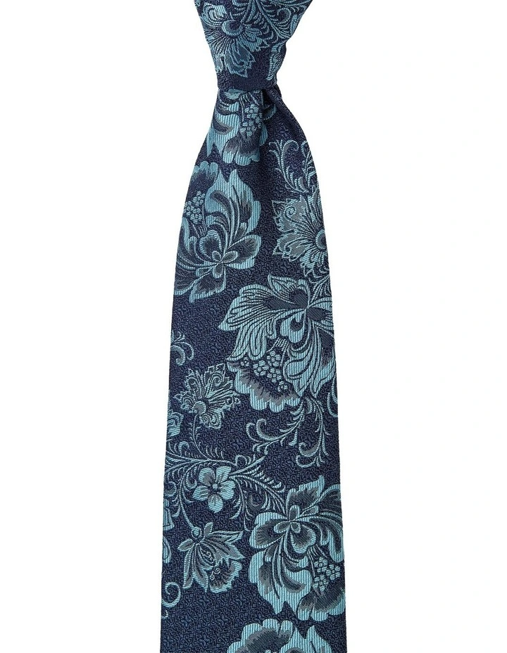 Florentine Silk Tie in Blue image 1