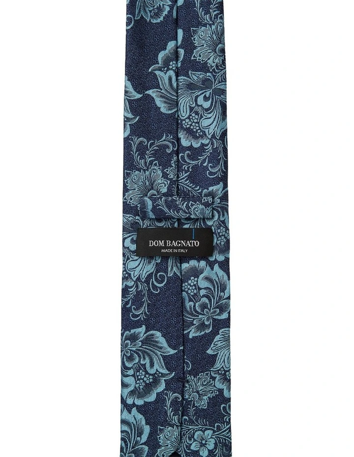 Florentine Silk Tie in Blue image 2