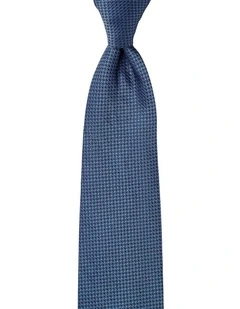 Intrecciato Silk Tie in Blue