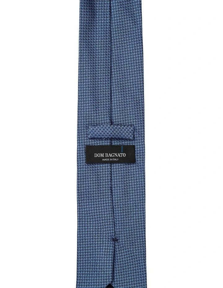 Intrecciato Silk Tie in Blue image 2