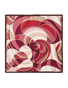 Ottico Silk Pochette in Red