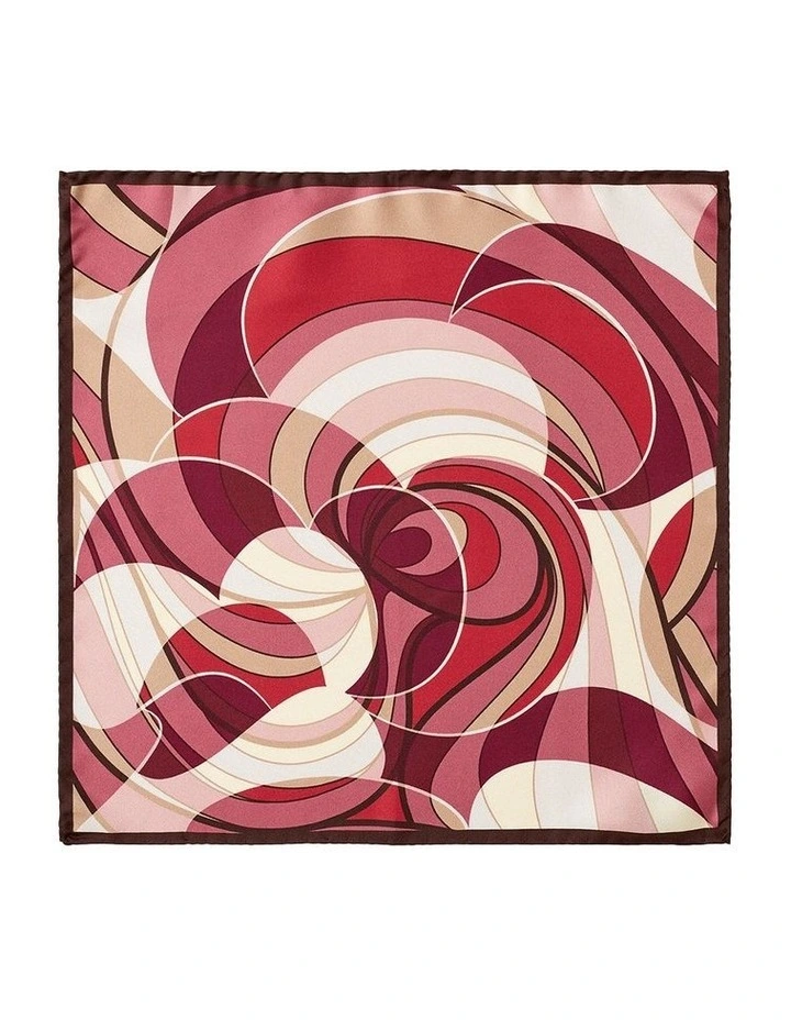 Ottico Silk Pochette in Red image 1