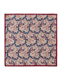 Tessuto Paisley Silk Pochette in Multi