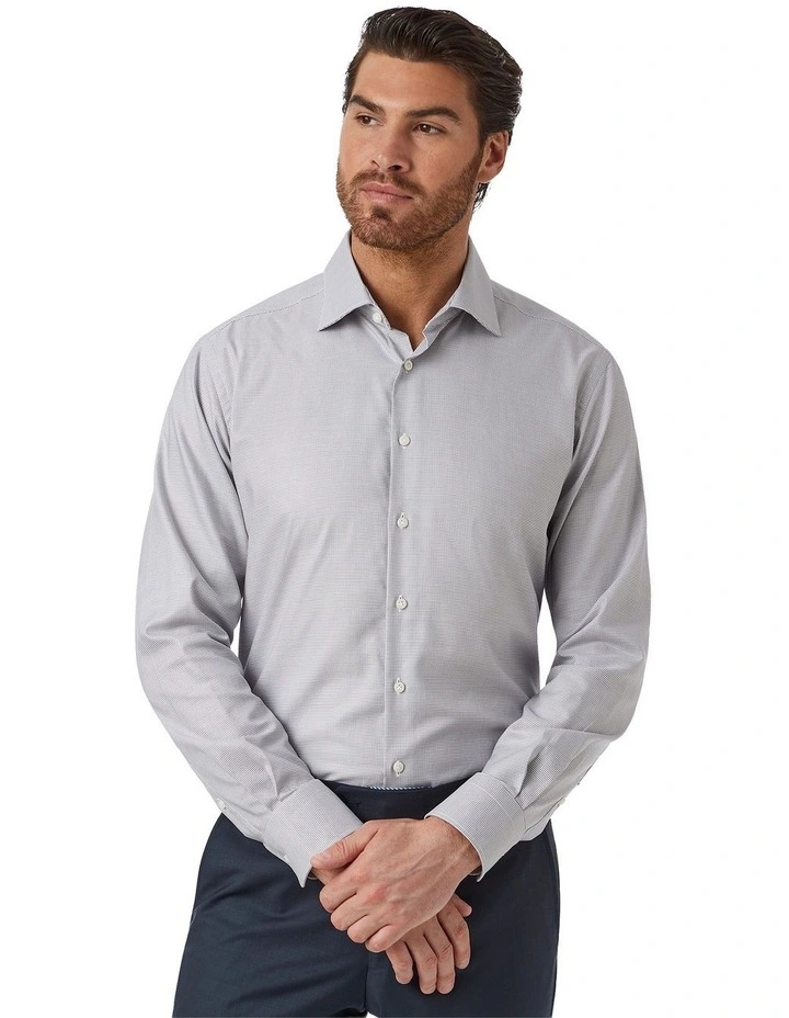 Marcell Tailored Fit Shirt in Grey image 1