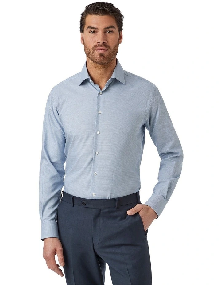Marcell Tailored Fit Shirt in Light Blue image 1