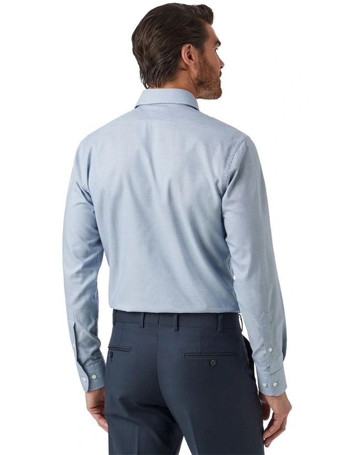 Marcell Tailored Fit Shirt in Light Blue image 3