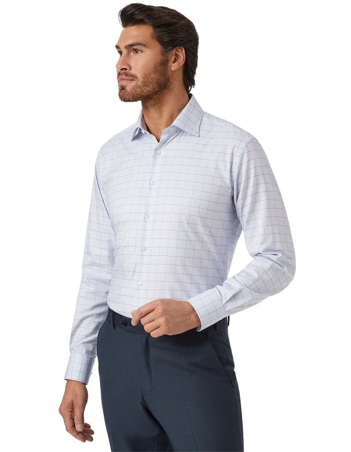 Marcell Tailored Fit Shirt in Blue image 4
