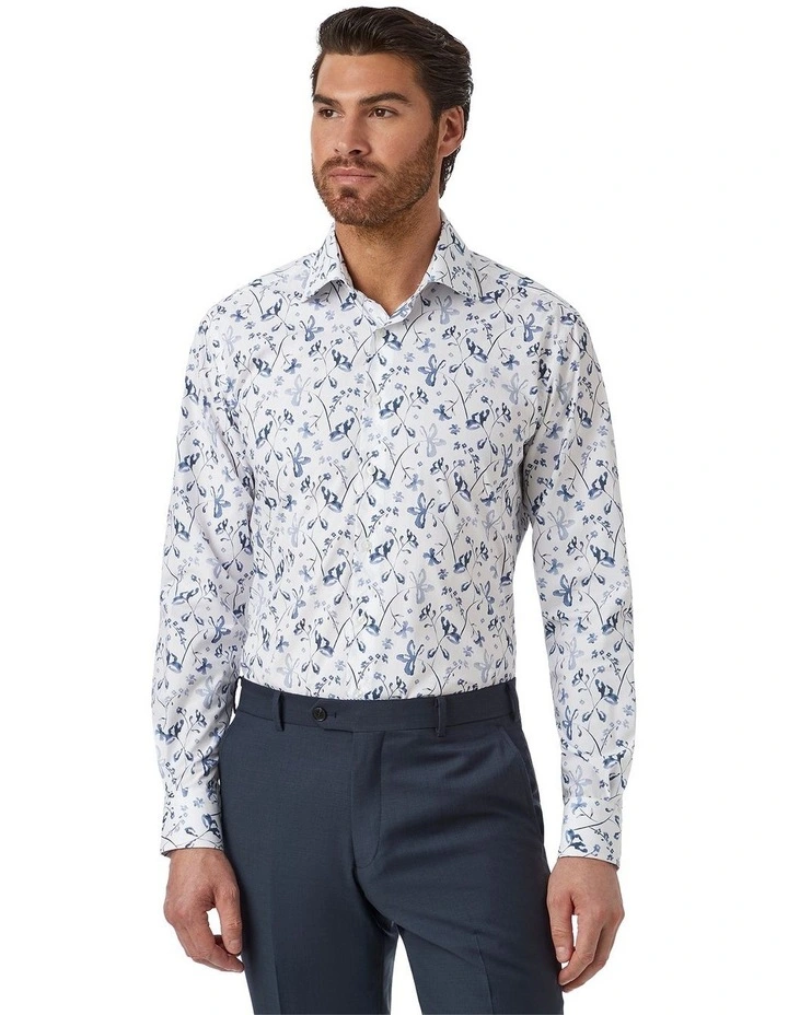 Marcell Tailored Fit Shirt in Blue image 1