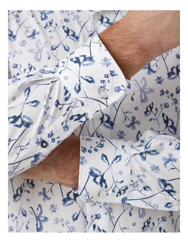 Marcell Tailored Fit Shirt in Blue image 2