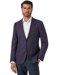 Daniele Tailored Fit Sports Jacket in Blue