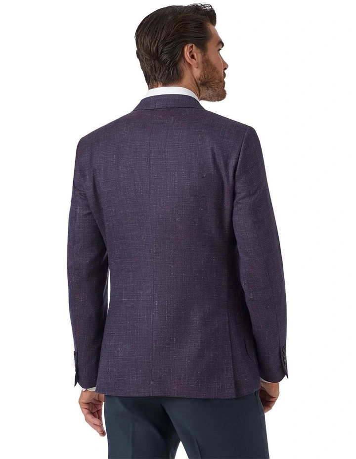 Daniele Tailored Fit Sports Jacket in Blue image 3