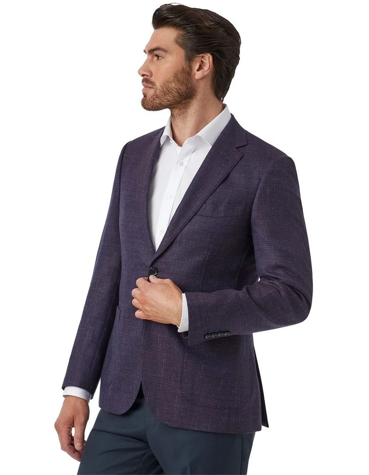 Daniele Tailored Fit Sports Jacket in Blue image 4