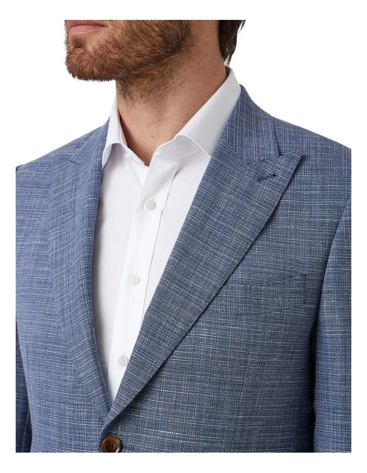 Lorenzo Tailored Fit Sports Jacket in Blue image 2