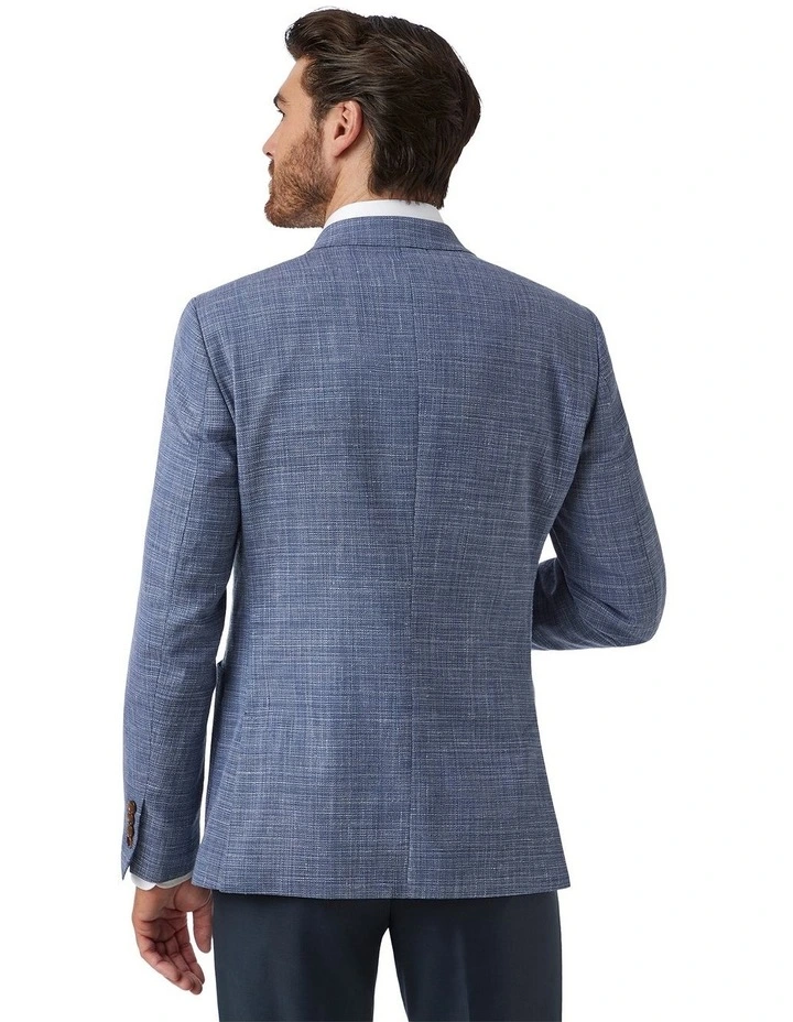 Lorenzo Tailored Fit Sports Jacket in Blue image 3