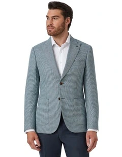 Lorenzo Tailored Sports Jacket in Teal