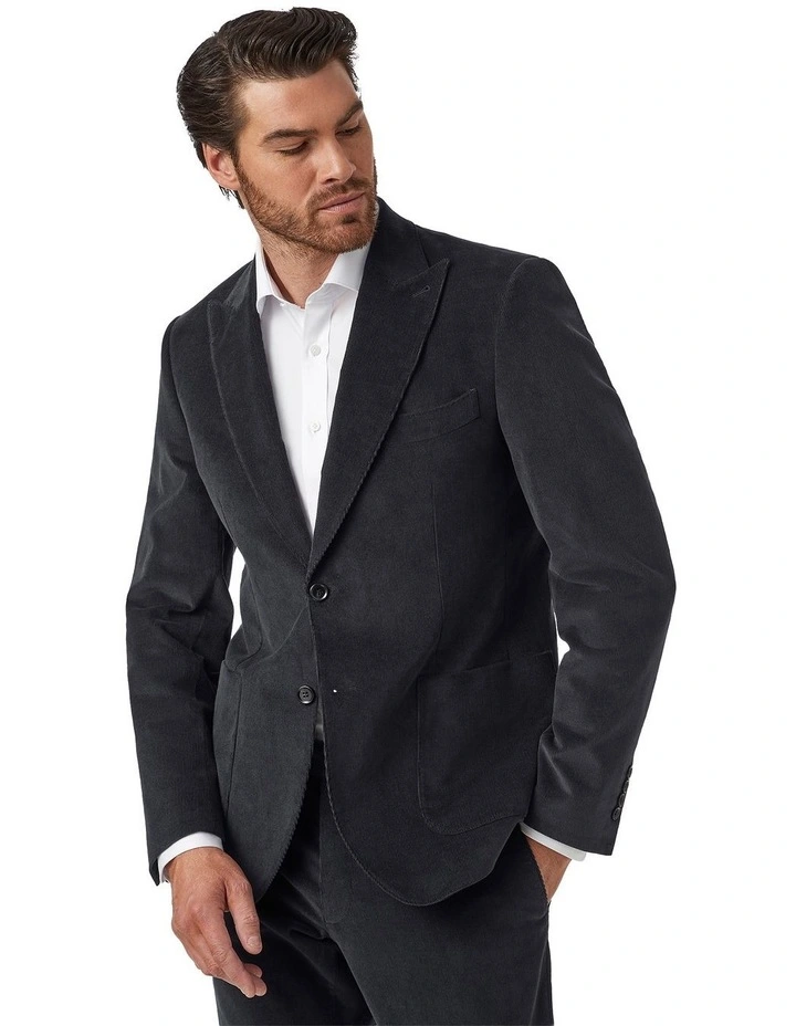 Lorenzo Tailored Fit Sports Jacket in Dark Navy image 4