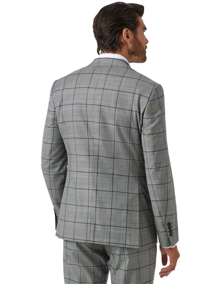 Stefano Tailored Fit Jacket in Grey image 3