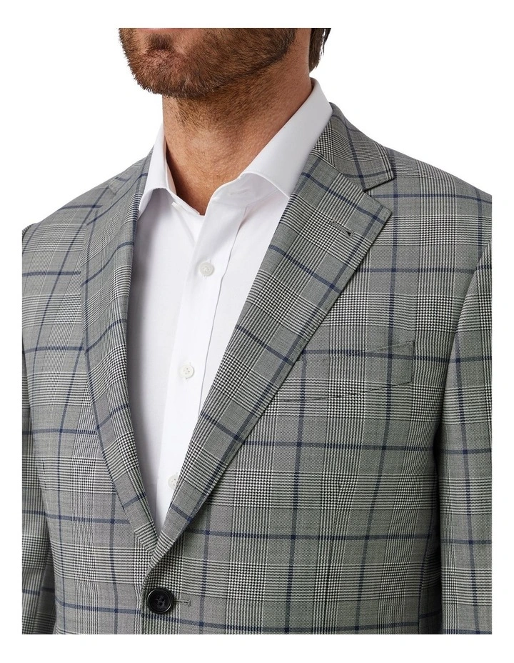 Stefano Tailored Fit Jacket in Grey image 5