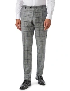 Fabio Tailored Fit Trouser in Grey