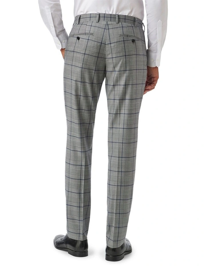 Fabio Tailored Fit Trouser in Grey image 2