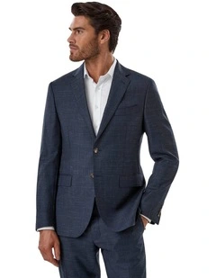 Stefano Tailored Fit Jacket in Navy