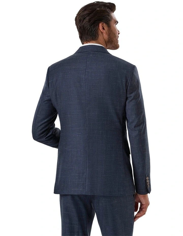 Stefano Tailored Fit Jacket in Navy image 3