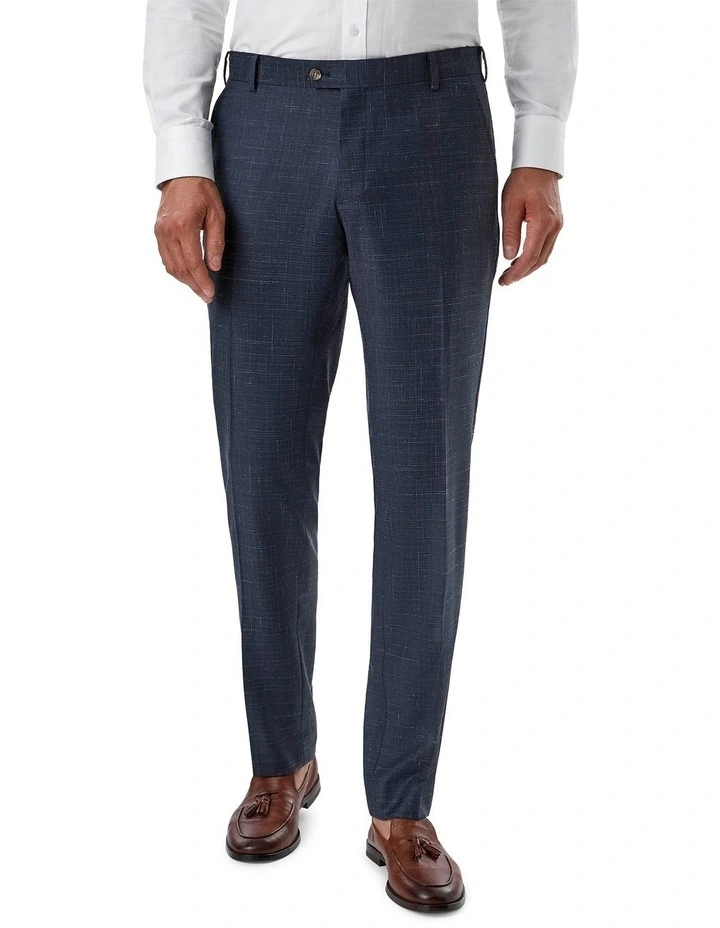 Fabio Tailored Fit Trouser in Navy image 1