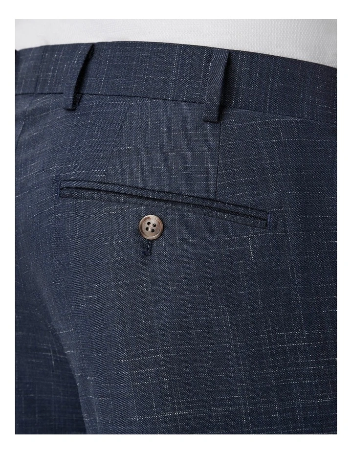 Fabio Tailored Fit Trouser in Navy image 4