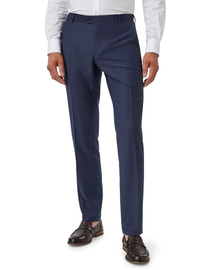 Fabio Tailored Fit Trouser in Navy image 1